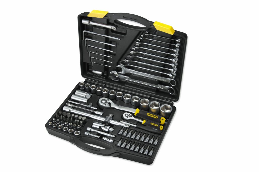 VALIGETTA 88 BUSSOLE Set di attrezzi completa in una custodia, con chiavi e relativi accessori.