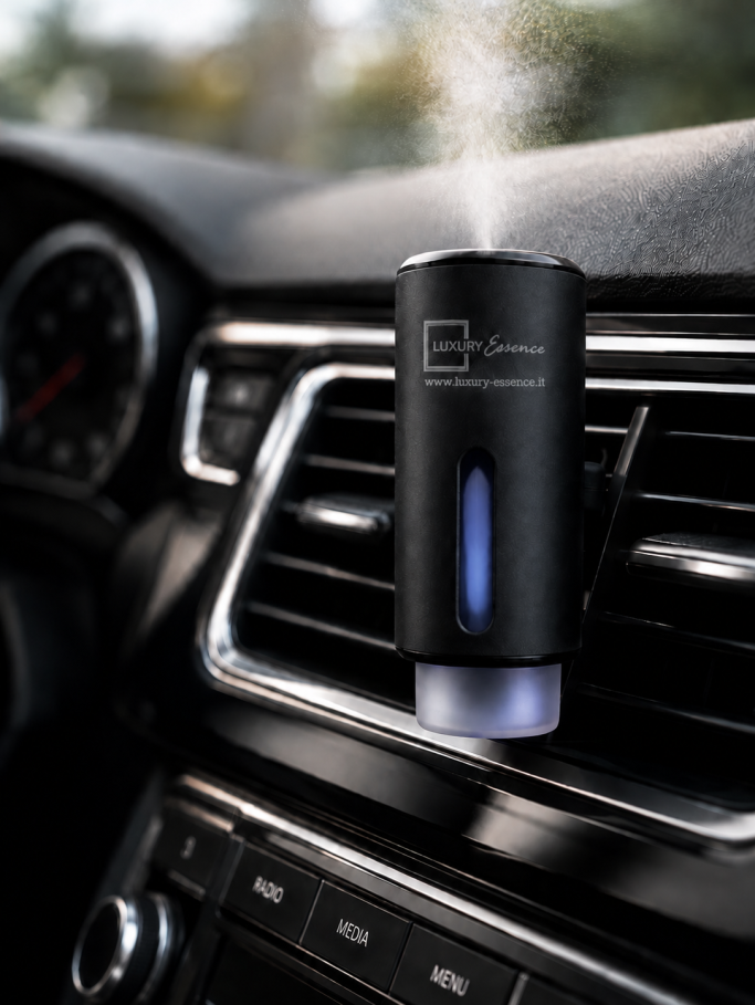 Diffusore Auto Luxury Lo spirito del motorsport incontra l'eleganza delle fragranze Luxury-Essence.